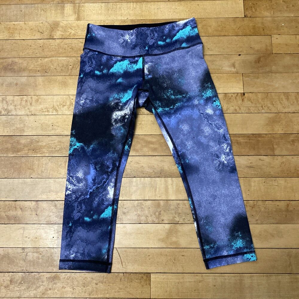 Lululemon Women’s Leggings No Tag 25”x19” Athleisure Marbled Yoga Capri Pants